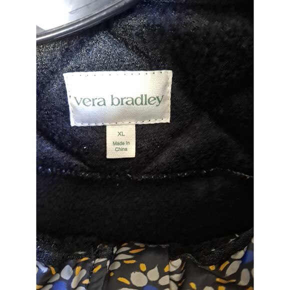 Vera Bradley Women's Outlet Teddy Fleece 1/2 Zipper Pullover Sweater Size XL - Picture 5 of 8